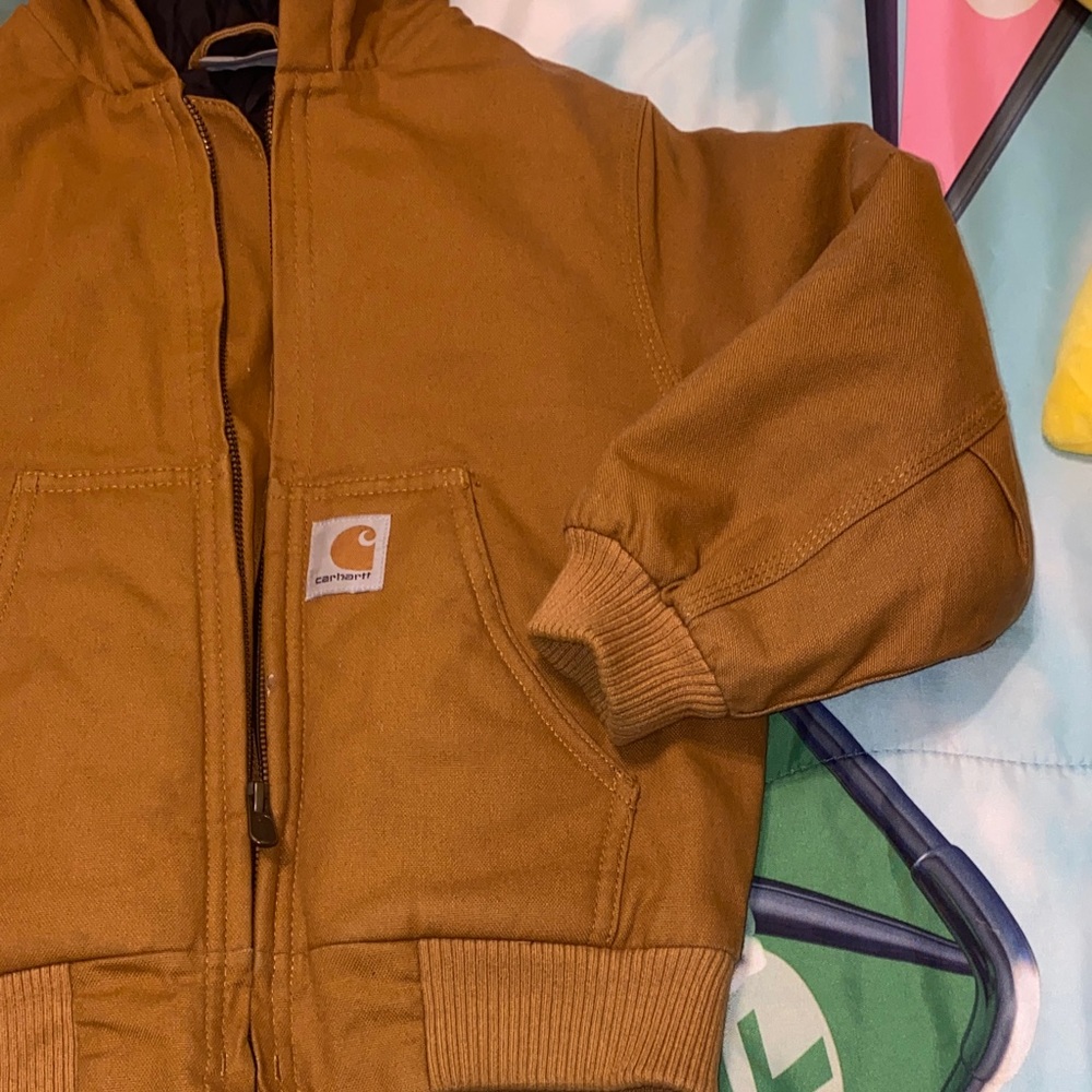 Carhartt Tan Pullover Hoodie - Picture 4 of 9